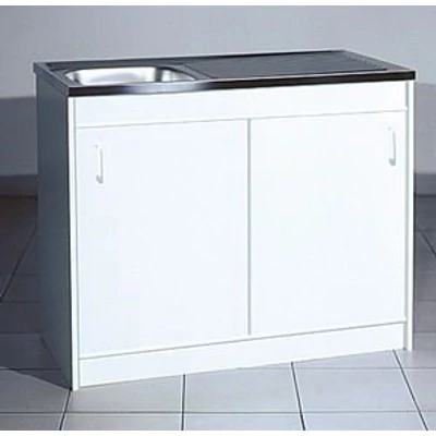 800x500 SZUPER ECO 1 medencés Komplett TOLÓAJTÓS mosogatószekrény 10CM MÉLY MEDENCE