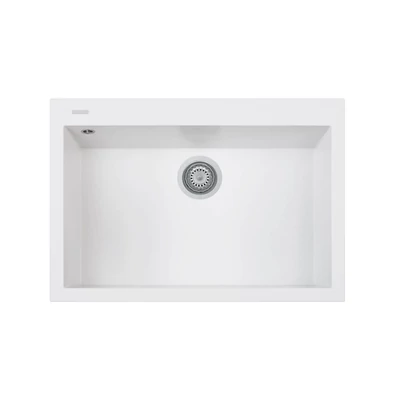 ONE 7610 760x500 1B gránit mosogatótálca White PLADOS