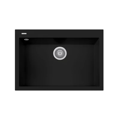 ONE 7610 760x500 1B gránit mosogatótálca Nanostone Deep Black PLADOS