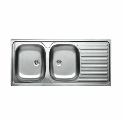 LIVINOX Kétmedence cseppt.mosogató 116x50 3 1/2" szövetm.