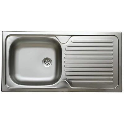 LIVINOX Egymedencés csep. mosogató 86x43,5 1 1/2" natúr