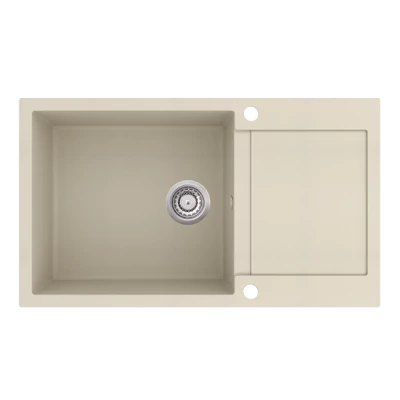 EVIDO Cubo XL 6S compact gránit mosogató 860x500 bézs