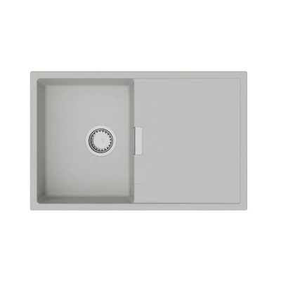 FRAME 1B 1D 780x500 gránit mosogató Titánszürke GK SINK