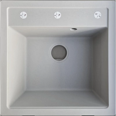 HORIZON 1B 490x490 gránit mosogató LIght Beige GK SINK