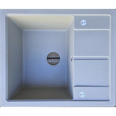 HORIZON 1B 0,5D 590x500 gránit mosogató Light Beige GK SINK