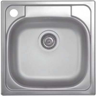LIVINOX Panel mosogató 48x48 3 1/2" bal csaplyukkal