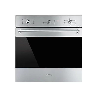 SMEG LÉGKEVERÉSES SÜTŐ, Classica design, 60 cm, analóg, inox