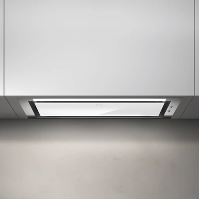 ELICA HIDDEN 2.0 IXGL/A/90 beépíthető páraelszívó, A energiaosztály, IEC turbo: 700 m3/h, 90 cm, inox/üveg