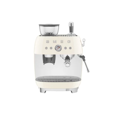 SMEG ŐRLŐVEL KOMBINÁLT ESPRESSO KÁVÉFŐZŐ, retro, bézs