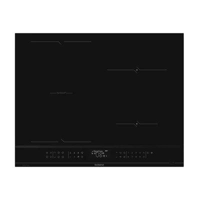 De Dietrich indukciós főzőlap, 65 cm, 4 zóna (1 horiZone), LCD, infinite black