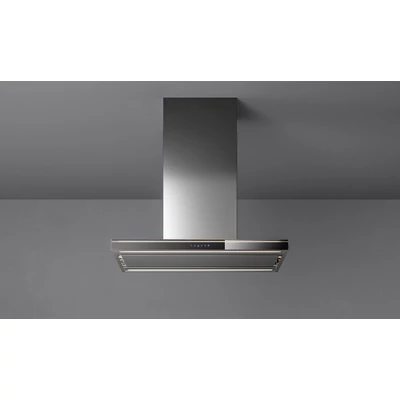 Falmec LUMINA NRS 90 cm sziget páraelszívó, inox/fekete üveg