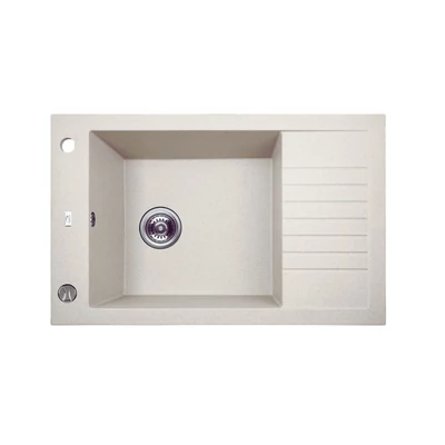 Laveo PIONIER minicsepptálcás jázmin mosogató automata dugókiemelős, helytakarékos szifonnal