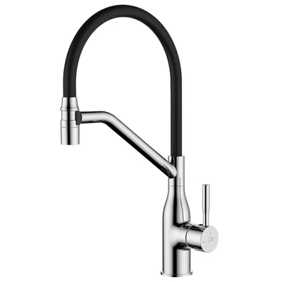 LAVEO COLINA rugalmas kétfunkciós csaptelep, fekete/króm