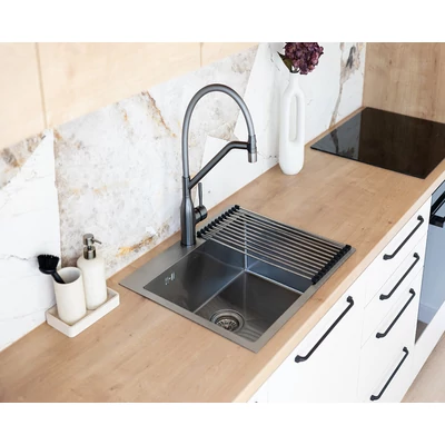 LAVEO COLINA rugalmas kétfunkciós csaptelep, grafit