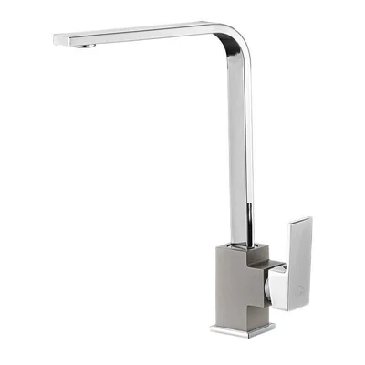 Laveo KVADRATO álló csaptelep, szürke/króm