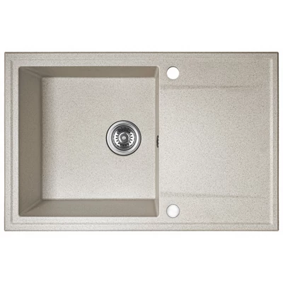 LAVEO HUNTER egymedence csepptálcás mosogató, bézs K.