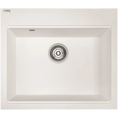 LAVEO TAU 6 egymedencés mosogató, fehér