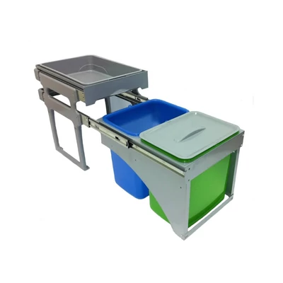 EKOTECH - Beépíthető hulladékgyűjtő TANK FRONT 40 - 2x16 liter