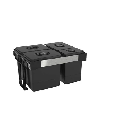EKOTECH - Beépíthető hulladékgyűjtő FREE JAZZ 60 - 3x15 liter+1x7 liter