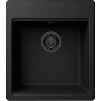 ELLECI - Mosogatótálca Time 102 G40 nero fekete tartozékokkal