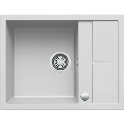 ELLECI - Mosogatótálca Unico 125 AUTOMATA G68 Bianco - Kifutó termék!