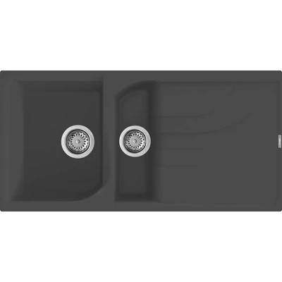ELLECI - Mosogatótálca Ego 475 M70 nero metal