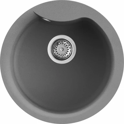 ELLECI - Mosogatótálca Ego ROUND M73 Titanium - Kifutó termék!