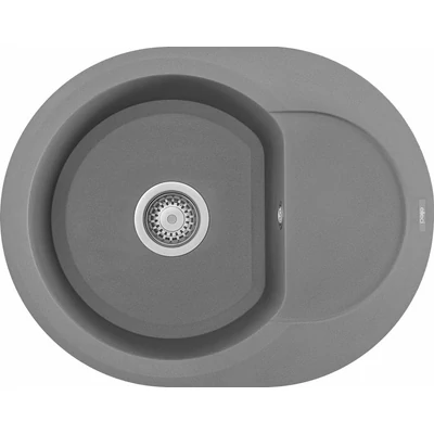 ELLECI - Mosogatótálca Easy ROUND 600 M73 Titanium - Kifutó termék!