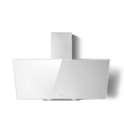 ELICA SHIRE WH/A/90 fali páraelszívó, design, 90 cm, A energiaosztály, IEC turbo: 650 m3/h, fehér üveg