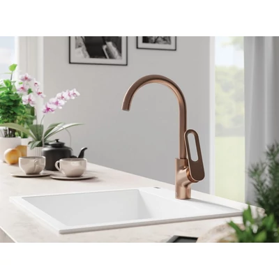 Laveo TIERRA álló csaptelep, vörösréz