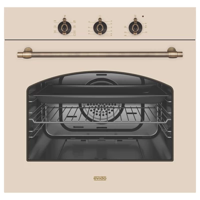 EVIDO RUSTIC-O 60C légkeveréses sütő, grill ,analóg,bézs/bronz