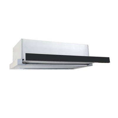 EVIDO SLIMLUX 50GB teleszkópos páraelszívó, 50 cm, inox/fekete üveg front